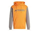 adidas Mt L Logo Hd Erkek Günlük Sweatshirts IX7718 Turuncu