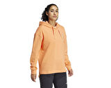 adidas W Tx Logo Hoody Kadın Outdoor Sweatshirts IS7227 Turuncu