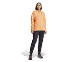 adidas W Tx Logo Hoody Kadın Outdoor Sweatshirts IS7227 Turuncu