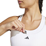 Run Pocket Medium-Support Kadın Beyaz Antrenman Sporcu Sütyeni IW5327
