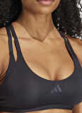 adidas IW8670 AERIM LS STRNGT Sporcu Sütyeni Siyah