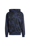 adidas M FI 3S FZ AOP Erkek   Sweatshirt IW6083