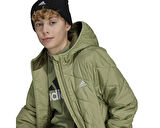 adidas J Lt Pad Jkt Çocuk Günlük Mont JF4343 Yeşil