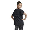 adidas Jg Gl Tee Çocuk Günlük Tişört IW3284 Siyah