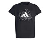 adidas Jg Gl Tee Çocuk Günlük Tişört IW3284 Siyah