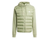 adidas Ess Dwn Hyb J Erkek Günlük Mont IX8915 Yeşil