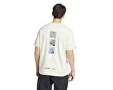 adidas Ng U Aerordy T Unisex Günlük Tişört IX5614 Bej