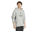 adidas Bl Ft Hd Q3 Erkek Günlük Sweatshirts IX1316 Gri