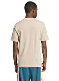 Bej Erkek Yuvarlak Yaka Normal Kalıp T-Shirt IZ2351 TREFOIL T-SHIRT