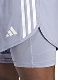 adidas JD2321 OTR E 3S 2in1 S Mor Lastikli Bel Regular Fit Düz Erkek Şort