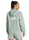 JD2344 RUN IT JACKET Yeşil Normal Kalıp Zip Ceket