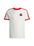 JD0716 CALI TEE Beyaz Yuvarlak Yaka Slim Fit Baskılı Erkek T-Shirt
