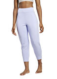 adidas JL9360 ALL ME YGA E P Mor Lastikli Bel Slim Fit Desenli Kadın Eşofman Altı