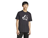 Adidas M C Hot Q1 Tee Erkek Günlük Tişört JI6787 Siyah