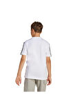adidas Çocuk  Beyaz  T-shirt J 3S TEE 160 JD6488