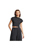 adidas Kadın  Siyah  T-shirt W CE G CRO TEE JF3413