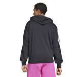 JD1877-E adidas M 3S Ft Fz Hd Erkek Ceket Siyah