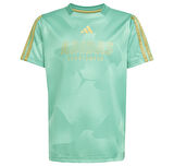 JD0500-C adidas J Hot Cof Tee çocuk T-Shirt Yeşil