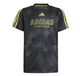 JI6183-C adidas J Hot Cof Tee çocuk T-Shirt Siyah