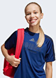 adidas Baskılı Lacivert - Siyah Erkek Çocuk T-Shirt JC8035-J HOT TEE