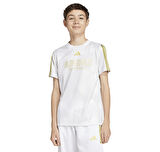 JD0498-C adidas J Hot Cof Tee çocuk T-Shirt Beyaz