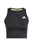 adidas JN7162 ADIZERO CROP W Siyah Dar Düz Kadın Atlet
