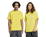 Adidas Ng U Ar B Gfx T Unisex Günlük Tişört JD5955 Sarı