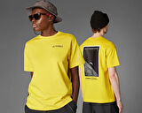 Adidas Ng U Ar B Gfx T Unisex Günlük Tişört JD5955 Sarı