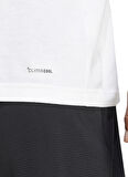 JD8252 M TNS 3B G T Beyaz Yuvarlak Yaka Regular Fit Baskılı T-Shirt