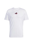 JD8252 M TNS 3B G T Beyaz Yuvarlak Yaka Regular Fit Baskılı T-Shirt
