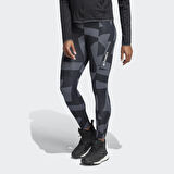 adidas JF1270 W MT TIGHTS AOP Kadın Spor Tayt
