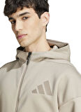adidas JC5495 M Z.N.E. FZ Bej Normal Düz Erkek Zip Ceket