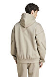adidas JC5495 M Z.N.E. FZ Bej Normal Düz Erkek Zip Ceket