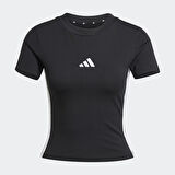 adidas W 3S SJ BABY T Siyah Kadın Sporcu Tişört JC8325