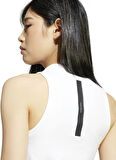 adidas JX4316 W Z.N.E. TANK Beyaz Yuvarlak Yaka Slim Fit Düz Kadın T-Shirt