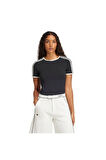 adidas 3S CALI TEE Kadın  Siyah  T-shirt JD5468