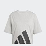 adidas W BL SJ BF T Mgreyh/Black Kadın Tişört