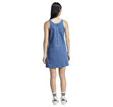 JD2580-K adidas Denım 3S Dress Kadın Elbise - Etek Mavi