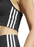 JD5001 3S BRA TOP Siyah U Yaka Crop Atlet
