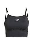 JD5001 3S BRA TOP Siyah U Yaka Crop Atlet