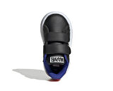 adidas Grand Court Spider-Man Cf I Bebek Günlük Ayakkabı JS0743 Siyah