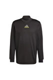adidas Erkek  Siyah  Sweatshirt LS MOCK NECK Q1 JD5401