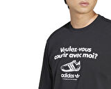 Adidas Grfx Tee Erkek Günlük Tişört JC8366 Siyah