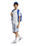 adidas Bağlamalı Bel Normal Mavi Erkek Çocuk Şort JC7609-J ALLSZN W SH