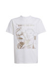adidas Çocuk Beyaz  T-Shirt J SW MNDO GFX T JF3637