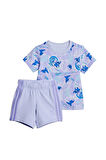 adidas Çocuk  Mor  Eşofman I DY LS T SET JF3632