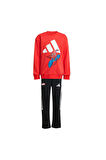 adidas Çocuk  Kırmızı  BEBEK ESOFMAN TAKIMI LK MRVL SM JOG JN6102