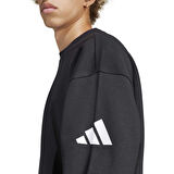 Adidas Erkek Günlük Sweatshirt M Swt Fl Jf3542