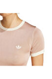 adidas Erkek  Bej  T-Shirt KNITTED 3S TEE JJ0962