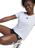 adidas Düz Beyaz Kız Çocuk T-Shirt JJ1066 JG TR-ES T
